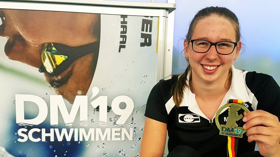 Mareike Ehring hat bei der Schwimm-DM Gold über 100 Meter Schmetterling in der Juniorenwertung gewonnen. Auch im A-Finale überzeugte Ehring.